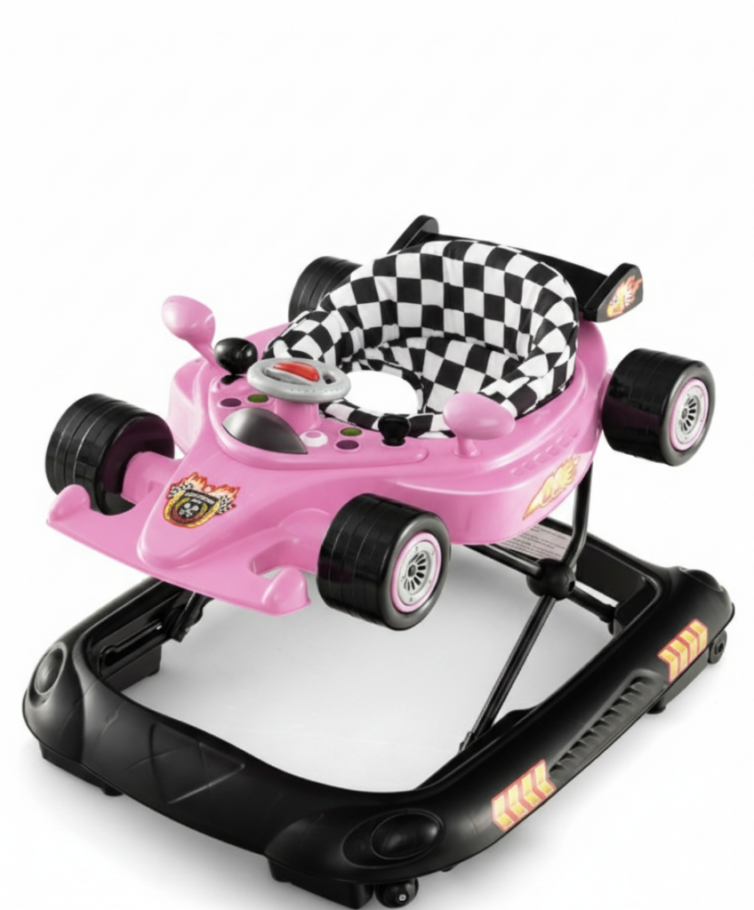 loopwagen race roze